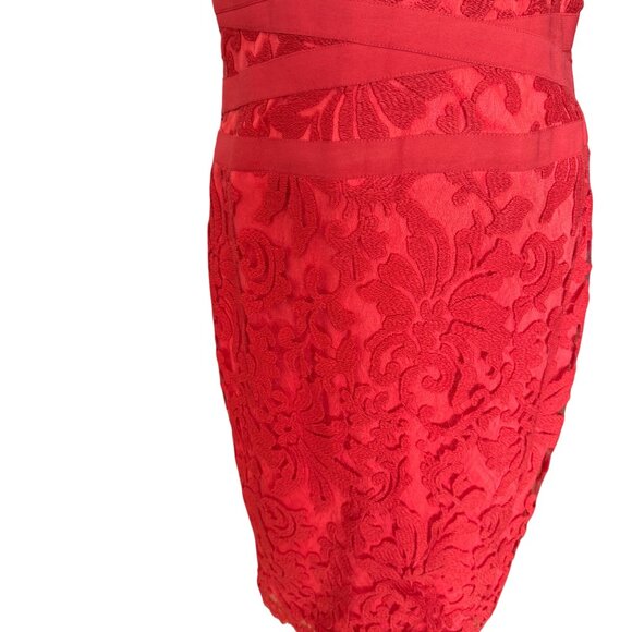 Tadashi Shoji Lace Bodycon Cocktail Dress  Size 6 - Picture 4 of 8